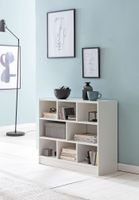 FineBuy Bücherregal SV51829 Holzregal Standregal Holz Regal Flurregal modern – Ansicht 2
