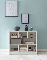 FineBuy Bücherregal SV51829 Holzregal Standregal Holz Regal Flurregal modern – Ansicht 4