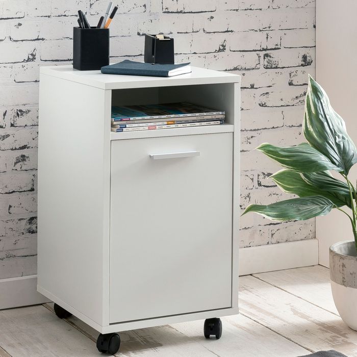 FineBuy Rollcontainer SV51848 Schreibtischcontainer 33x60x38 Bürocontainer Holz