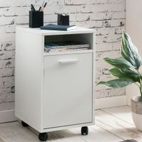 FineBuy Rollcontainer SV51848 Schreibtischcontainer 33x60x38 Bürocontainer Holz – Ansicht 1
