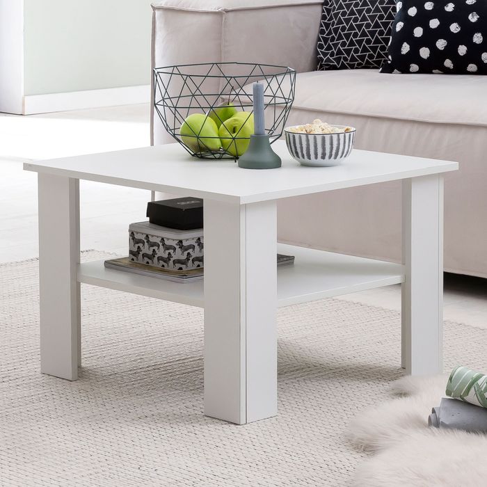 FineBuy Couchtisch SV51868 Tisch Holz 60x42x60cm Wohnzimmertisch Sofatisch klein