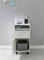 FineBuy Rollcontainer 33x63x38cm Schreibtischcontainer Rollen Bürocontainer Holz – Ansicht 4