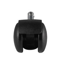 FineBuy 5er Set Rollen für Bürostuhl 11 Teppichbodenrollen 50 mm Weichbodenrollen – Ansicht 4
