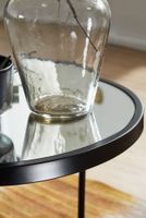 FineBuy Couchtisch 2tlg Rund Schwarz Spiegel Glas Wohnzimmertisch Beistelltisch – Ansicht 5
