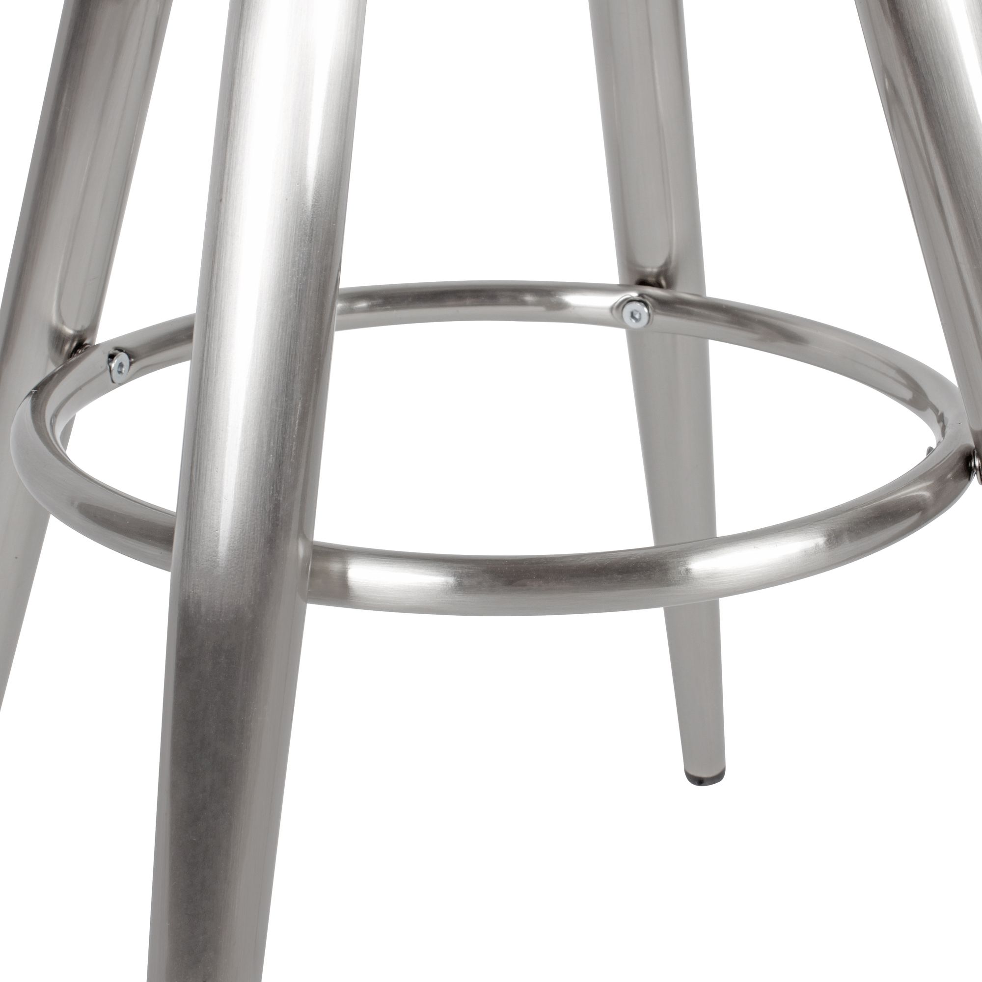 FineBuy Barhocker Metall 72-80 cm, Design Barstuhl 100 kg Maximalbelastbarkeit, Tresenhocker Industrial, Tresenstuhl ohne Lehne | Farbe: Schwarz