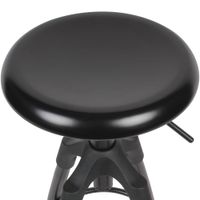 FineBuy Barhocker Metall 72-80cm Tresenhocker Höhenverstellbar Barstuhl Modern – Ansicht 4