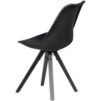 FineBuy 2er Set Esszimmerstuhl Kunstleder Polsterstuhl Küchenstuhl Skandinavisch – Ansicht 4