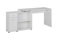 FineBuy Schreibtisch Computer Eckschreibtisch Bürotisch Regal Winkel PC Tisch – Ansicht 6