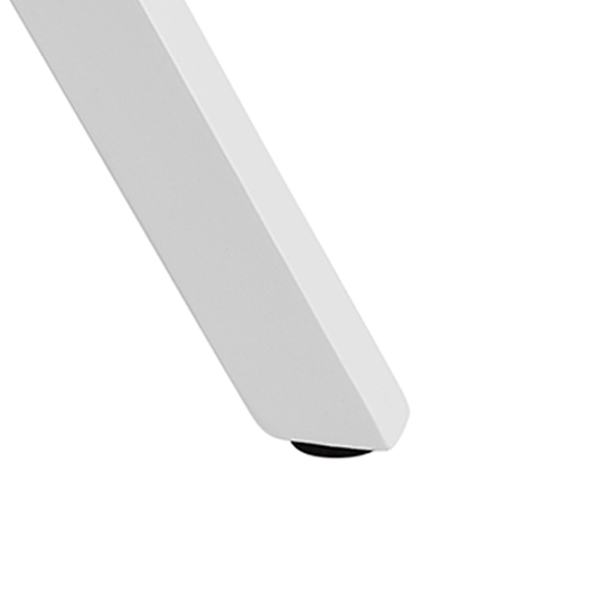 Finebuy 2er Set Retro Esszimmerstuhl mit weißen Beinen, Polsterstuhl Skandinavisch Rückenlehne, Küchenstuhl Kunstleder gepolstert | Farbe: Weiß