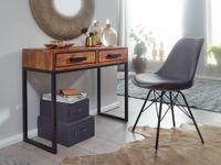 FineBuy Konsolentisch Sheesham Massivholz 90x76x36 cm Flurtisch Anrichte Schmal – Ansicht 2