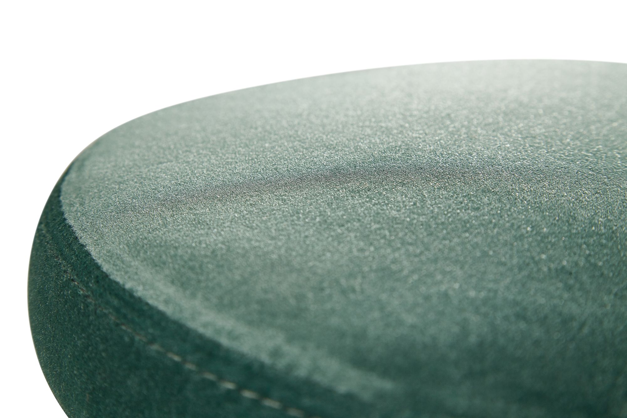 FineBuy Barhocker Samt Hocker ohne Lehne 58 - 79 cm, Küchenhocker Stoff / Metall 100kg, Design Barstuhl Tresenhocker Drehbar Bistrohocker | Farbe: Schwarz