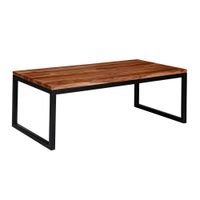 FineBuy Couchtisch 110x40x60 cm Massivholz Wohnzimmertisch Tisch Wohnzimmer – Ansicht 6