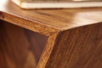 FineBuy Beistelltisch Holz Massiv 43x60x30cm Wohnzimmertisch Couchtisch Tisch – Ansicht 4