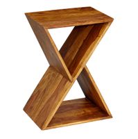 FineBuy Beistelltisch Holz Massiv 43x60x30cm Wohnzimmertisch Couchtisch Tisch – Ansicht 6