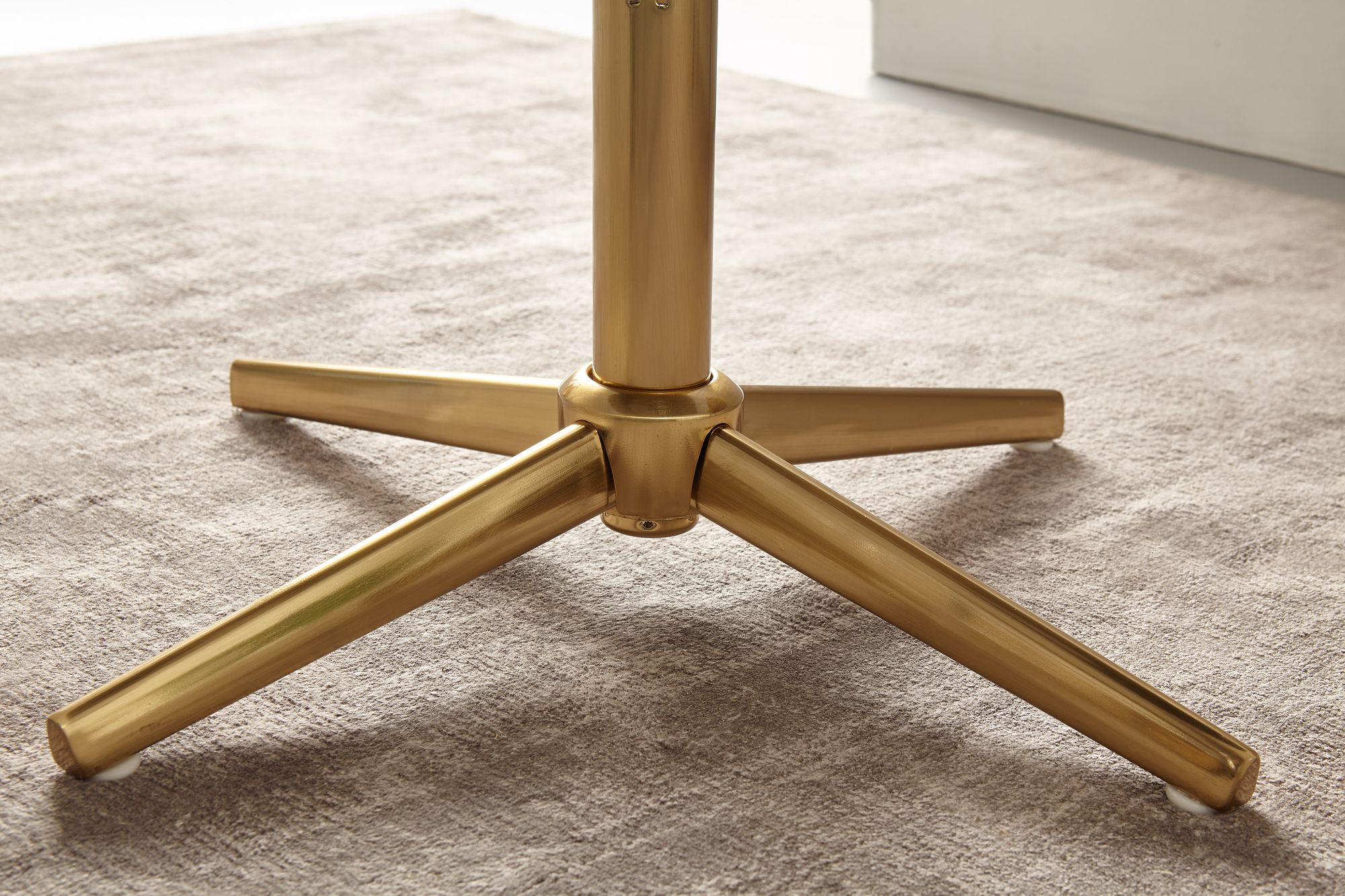 FineBuy Drehstuhl Samt Schreibtischstuhl Schalenstuhl Home Office Drehbar Modern – Ansicht 5