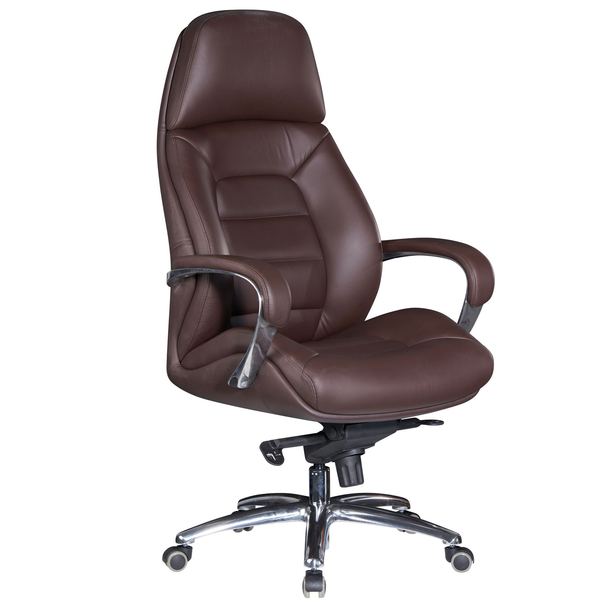 FineBuy Bürostuhl Chefsessel Echtleder Ergonomisch XXL Drehstuhl 120 kg Stuhl – Ansicht 6