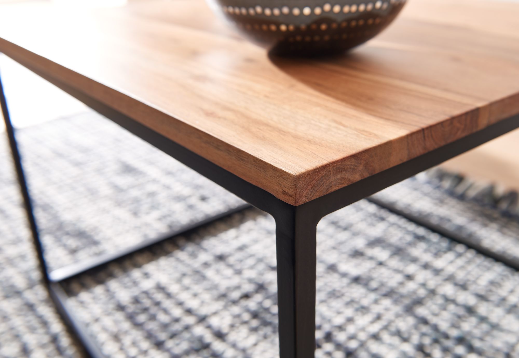 FineBuy Couchtisch 60x60x41 cm Massivholz Metall Sofatisch Wohnzimmertisch Akazie, Stubentisch Industrial Quadratisch, Holztisch Kaffeetisch Massiv, Tisch Wohnzimmer | Farbe: Braun FineBuy Couchtisch 60x60x41 cm Massivholz Metall Sofatisch Wohnzimmertisch Akazie, Stubentisch Industrial Quadratisch, Holztisch Kaffeetisch Massiv, Tisch Wohnzimmer | Farbe: Braun