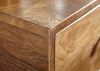 Nachttisch Massivholz Schublade Nachtkonsole Boxspringbett Nachtkommode Stauraum – Ansicht 6