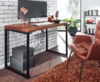 Schreibtisch FineBuy Bürotisch Massivholz 117x59x76,5 cm Computertisch Tisch – Ansicht 2