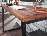 Schreibtisch FineBuy Bürotisch Massivholz 117x59x76,5 cm Computertisch Tisch – Ansicht 5