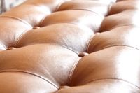 Sitzbank FineBuy Flurbank Chesterfield Echtleder Polsterbank 125x50x38 cm Bank – Ansicht 5