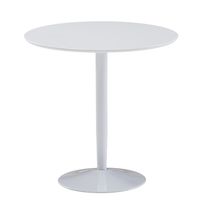 Esstisch FineBuy Esszimmertisch Rund 75x75x74cm Weiß Hochglanz Küchentisch Tisch – Ansicht 6