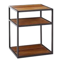 Nachttisch FineBuy Beistelltisch Boxspringbett Holz Massiv 40x50x35 cm Tisch – Ansicht 6