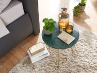 Beistelltisch FineBuy Sofatisch Echter Marmor Ø 38 cm Tisch Wohnzimmertisch Rund – Ansicht 4