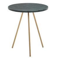 Beistelltisch FineBuy Sofatisch Echter Marmor Ø 38 cm Tisch Wohnzimmertisch Rund – Ansicht 6