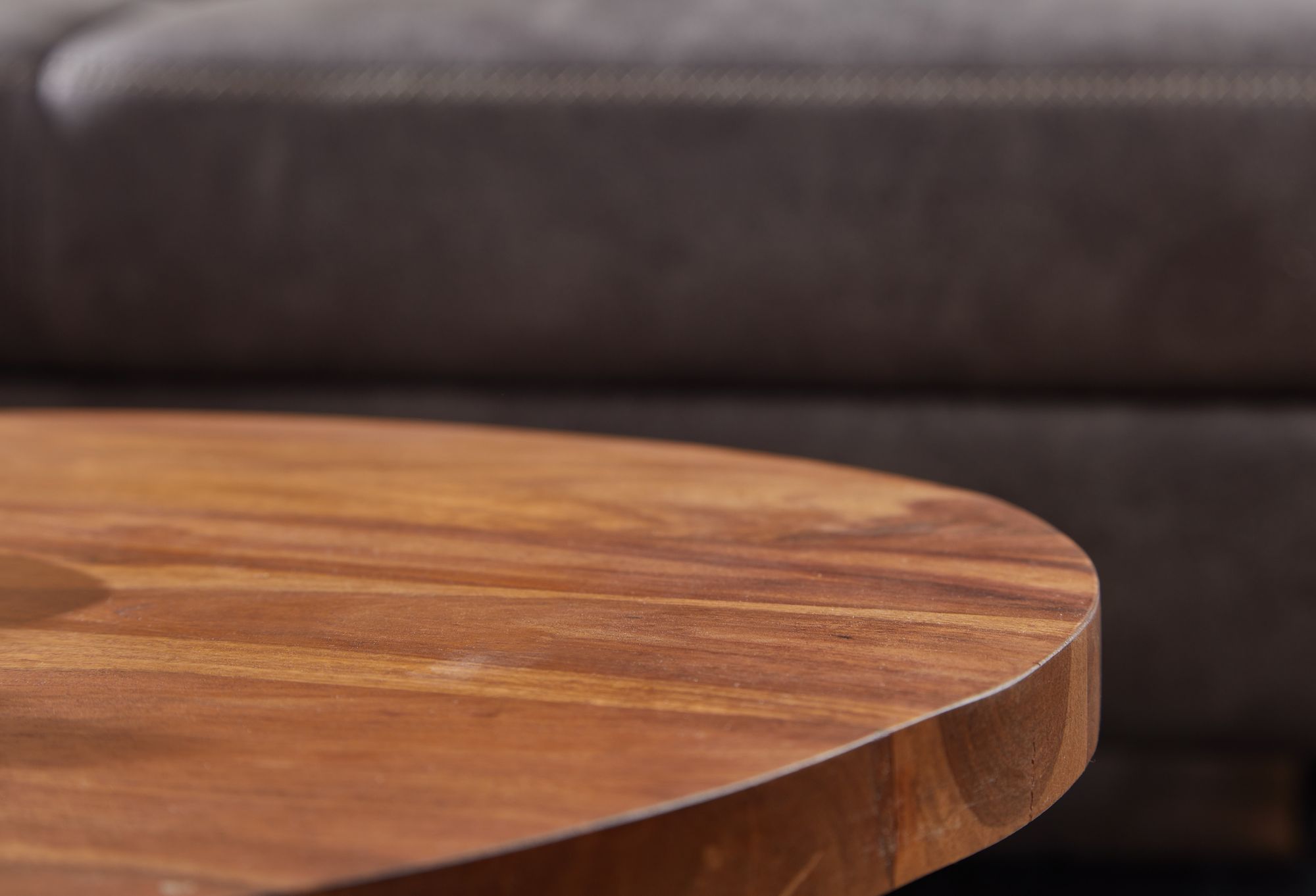 FineBuy Couchtisch 60x60x35 cm Sheesham Massivholz / Metall Sofatisch Rund, Design Wohnzimmertisch Kaffeetisch Massiv, Kleiner Tisch Beistelltisch Wohnzimmer Modern | Farbe: Braun FineBuy Couchtisch 60x60x35 cm Sheesham Massivholz / Metall Sofatisch Rund, Design Wohnzimmertisch Kaffeetisch Massiv, Kleiner Tisch Beistelltisch Wohnzimmer Modern | Farbe: Braun