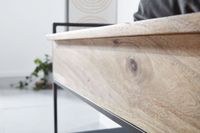 Sitzbank FineBuy Flurbank mit Stauraum 90x52x38 cm Massivholz Bank Flur Truhe – Ansicht 4