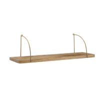 FineBuy Wandregal Holz Metall Hängeregal Regal Klein Industrial Bücherregal Wand – Ansicht 6