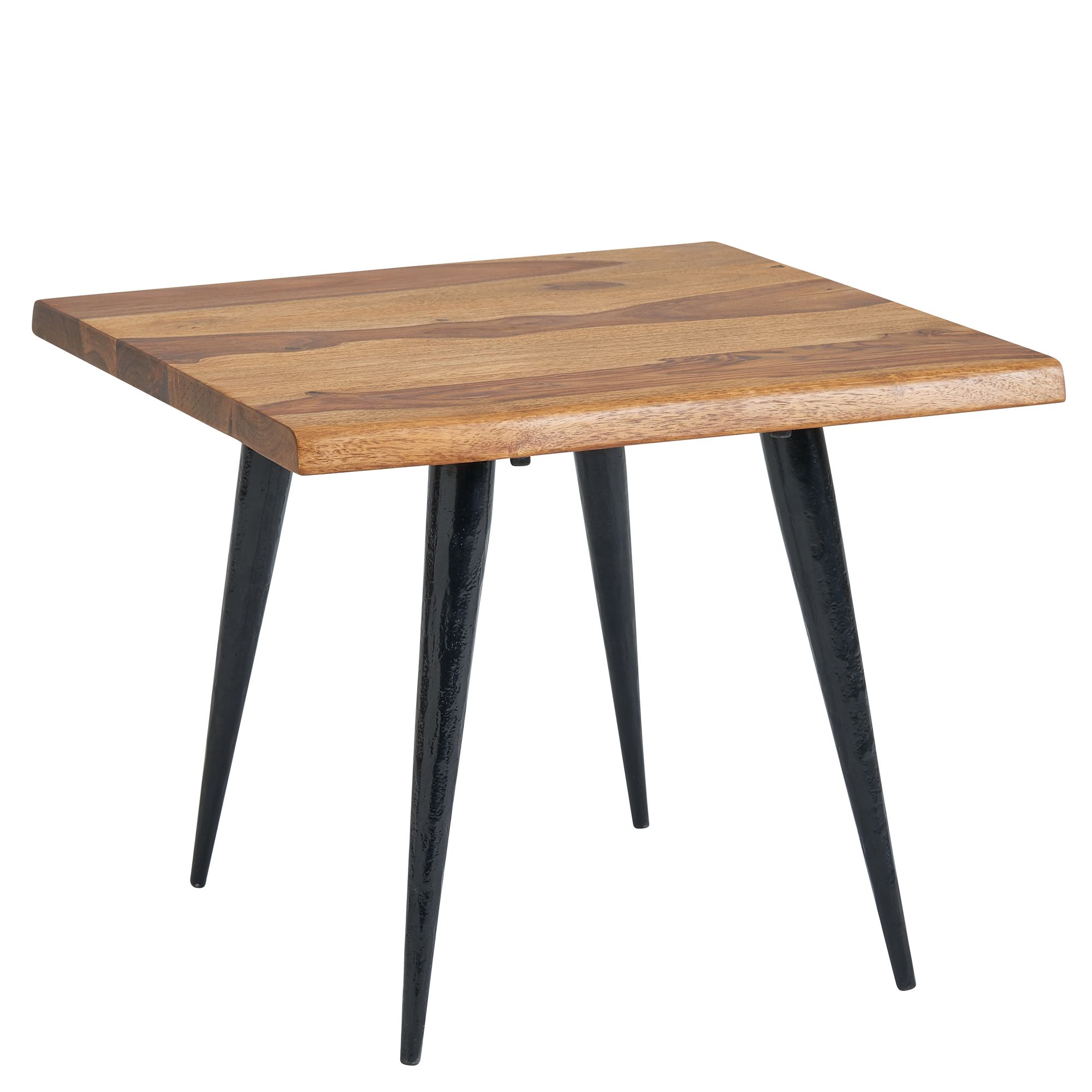 FineBuy Couchtisch Sheesham Massivholz 110 cm rechtckig · Wohnzimmertisch mit natürlicher Baumkante & Metallbeinen · Handgefertigt im Retro Design | Farbe: Braun FineBuy Couchtisch Sheesham Massivholz 110 cm rechtckig · Wohnzimmertisch mit natürlicher Baumkante & Metallbeinen · Handgefertigt im Retro Design | Farbe: Braun