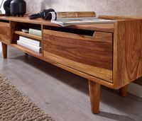 TV Schrank FineBuy Lowboard 145x43x35 cm Holz Fernsehkommode Fernsehschrank – Ansicht 5