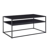 Couchtisch FineBuy Sofatisch 100x60x45 cm Metall Wohnzimmertisch Tisch Stauraum – Ansicht 6