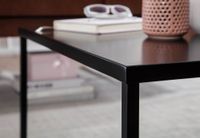 Couchtisch Quadratisch 60cm Schwarz Metall Design Wohnzimmertisch Beistelltisch – Ansicht 4