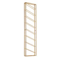 Weinregal FineBuy Flaschenregal Wand 36x150x8 cm Metall Regal Wein Groß Hängend – Ansicht 6