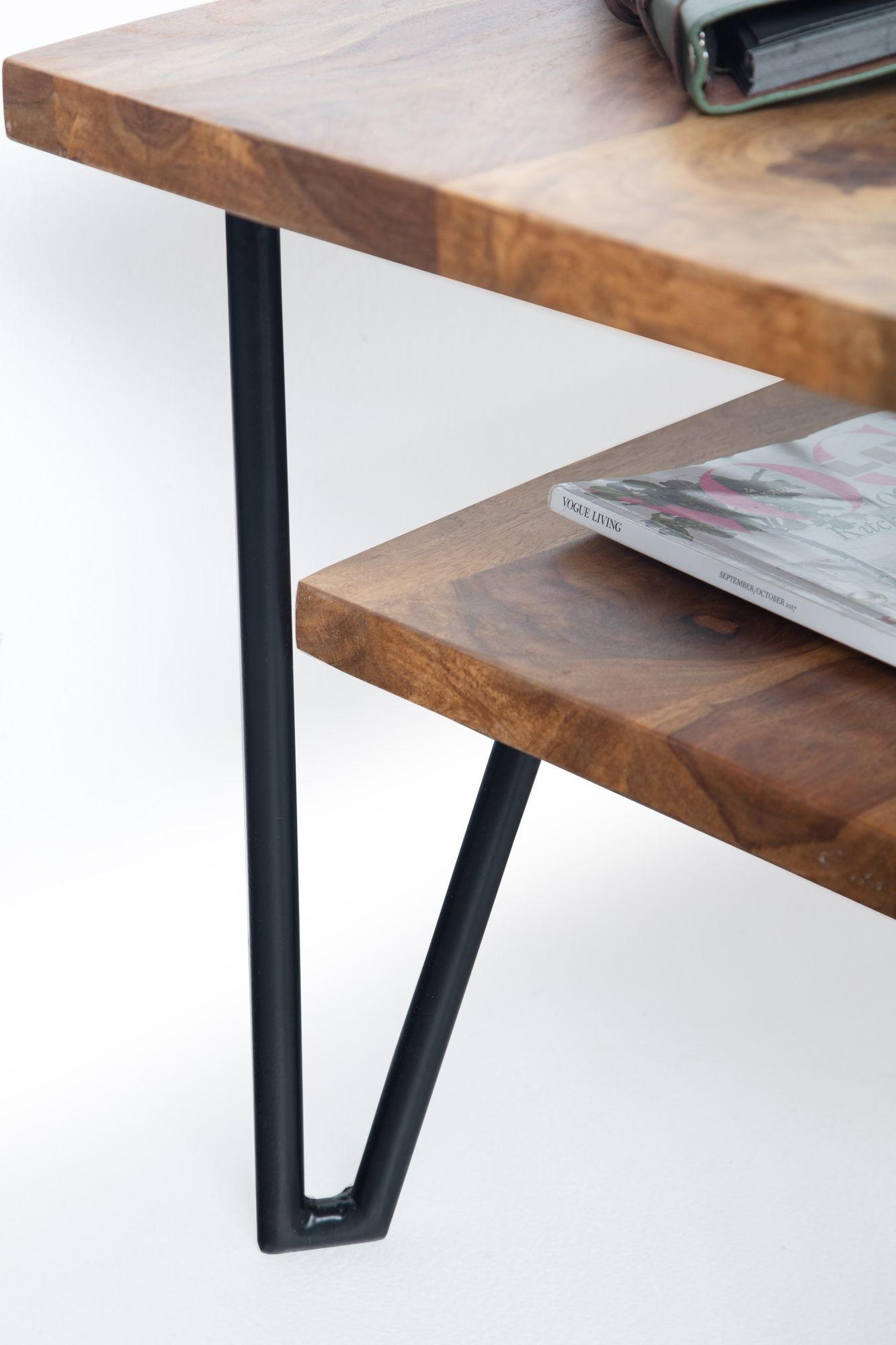 FineBuy Couchtisch 90x50x40 cm Sheesham Massivholz / Metall Sofatisch Rechteckig, Design Wohnzimmertisch Kaffeetisch mit Stauraum, Holztisch Wohnzimmer Industrial Vierrund | Farbe: Braun FineBuy Couchtisch 90x50x40 cm Sheesham Massivholz / Metall Sofatisch Rechteckig, Design Wohnzimmertisch Kaffeetisch mit Stauraum, Holztisch Wohnzimmer Industrial Vierrund | Farbe: Braun