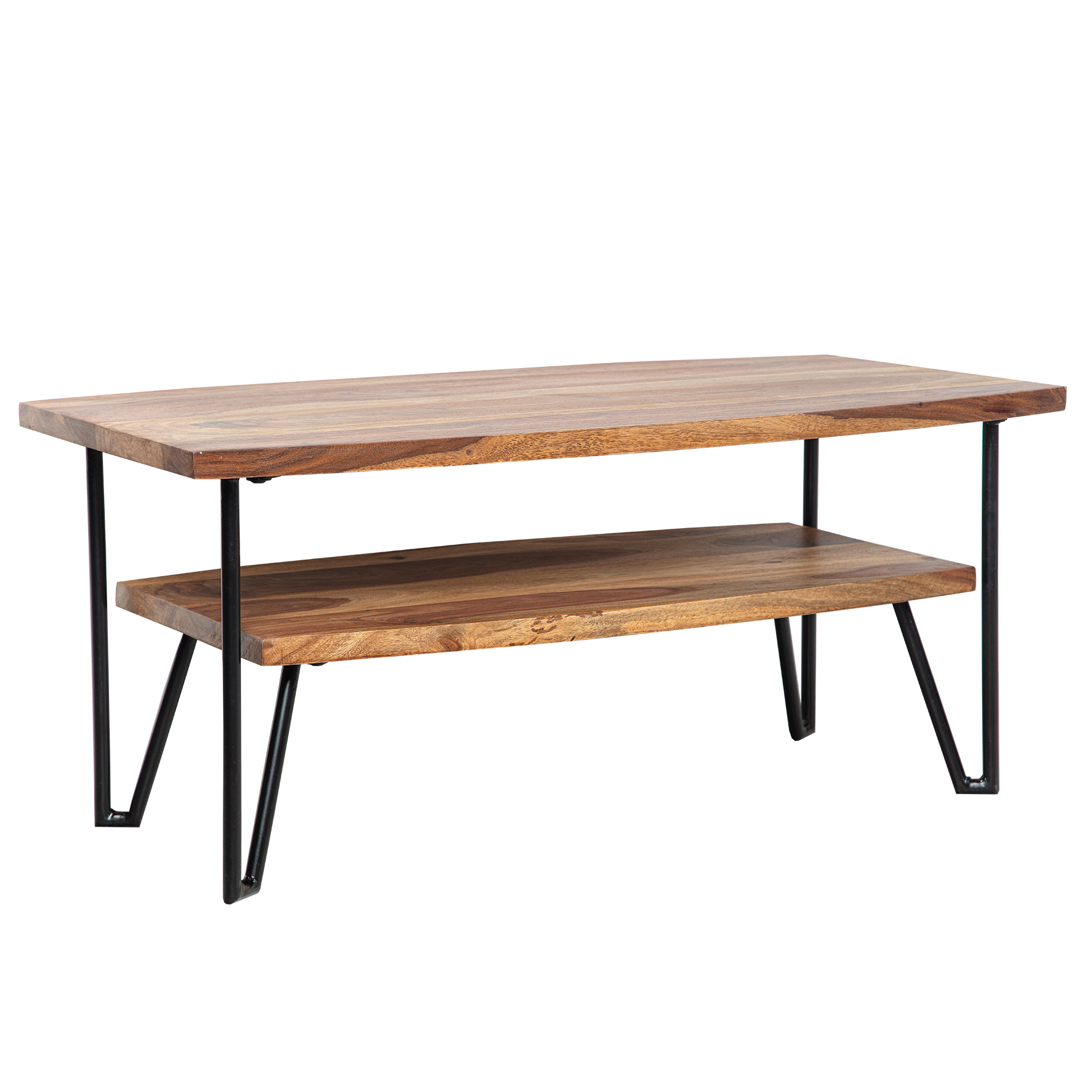 FineBuy Couchtisch 90x50x40 cm Sheesham Massivholz / Metall Sofatisch Rechteckig, Design Wohnzimmertisch Kaffeetisch mit Stauraum, Holztisch Wohnzimmer Industrial Vierrund | Farbe: Braun FineBuy Couchtisch 90x50x40 cm Sheesham Massivholz / Metall Sofatisch Rechteckig, Design Wohnzimmertisch Kaffeetisch mit Stauraum, Holztisch Wohnzimmer Industrial Vierrund | Farbe: Braun