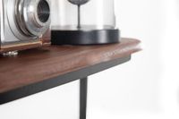 Wandregal FineBuy Hängeregal 50x15x13 cm Massivholz Metall Regal Industrial – Ansicht 4