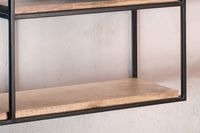 Wandregal FineBuy Hängeregal Holz Metall 60x40x18 cm Regal Rechteckig Massiv – Ansicht 4