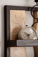 Wandregal FineBuy Hängeregal 30x80x10 cm Massivholz Metall Regal Industrial – Ansicht 5