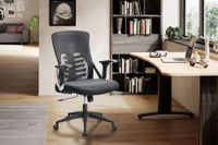 Bürostuhl FineBuy Schreibtischstuhl Mesh Drehstuhl Ergonomisch Stoff 120 kg – Ansicht 2
