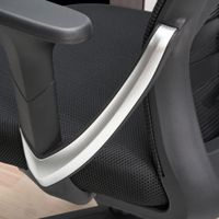 Bürostuhl FineBuy Schreibtischstuhl Mesh Schwarz Drehstuhl Ergonomisch 120 kg – Ansicht 6