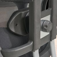Bürostuhl FineBuy Schreibtischstuhl Mesh Schwarz Drehstuhl Ergonomisch 120 kg – Ansicht 4