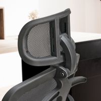 Bürostuhl FineBuy Schreibtischstuhl Mesh Schwarz Drehstuhl Ergonomisch 120 kg – Ansicht 5