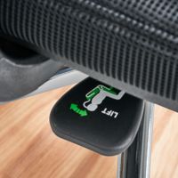 Bürostuhl FineBuy Schreibtischstuhl Mesh Schwarz Drehstuhl Ergonomisch 120 kg – Ansicht 6