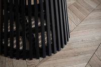Esstisch rund Ø 120 Massivholz Schwarz Esszimmertisch Design Küchentisch massiv – Ansicht 5