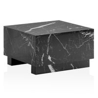 Couchtisch FineBuy Sofatisch MONOBLOC Marmor Optik 60x60x35 cm Wohnzimmertisch – Ansicht 6