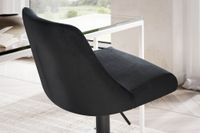Barhocker FineBuy Küchenhocker Samt Hocker Bistrohocker Drehbar Barstuhl Modern – Ansicht 5
